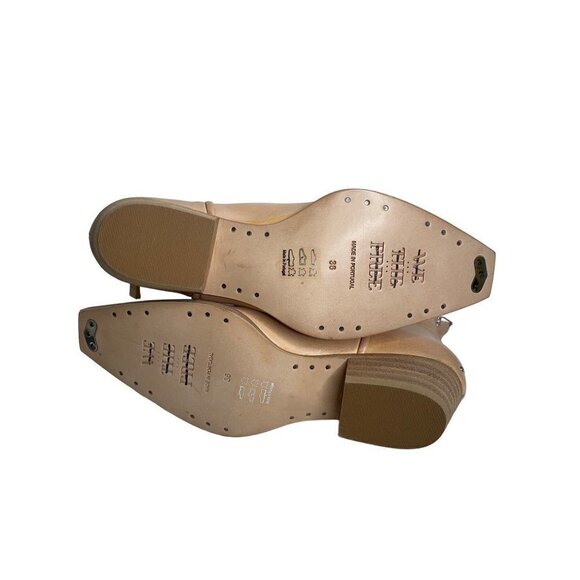 We The Free People Wesley Ankle Boots Tan Leather Size 36 US 6 New - Picture 6 of 6